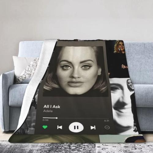 Adele Couverture Adele 25 Couverture Pour Album De Musique En Peluche Super Douce Toutes Saisons Pour Canapé-Lit