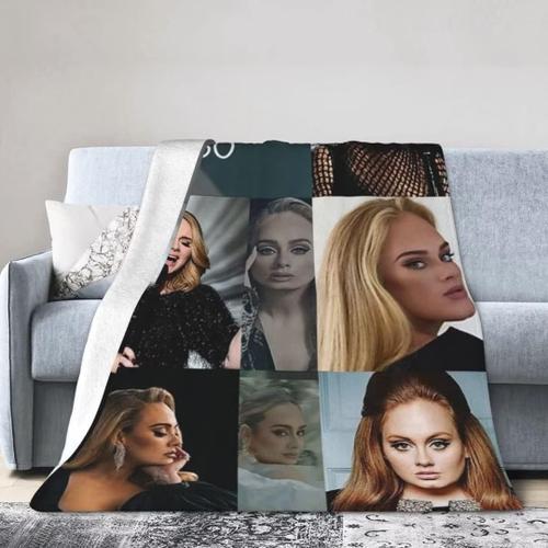 Adele Couverture Adele 30 Couverture D'album De Musique Collage Couverture En Peluche Super Douce Toutes Saisons Couverture Pour Canapé-Lit