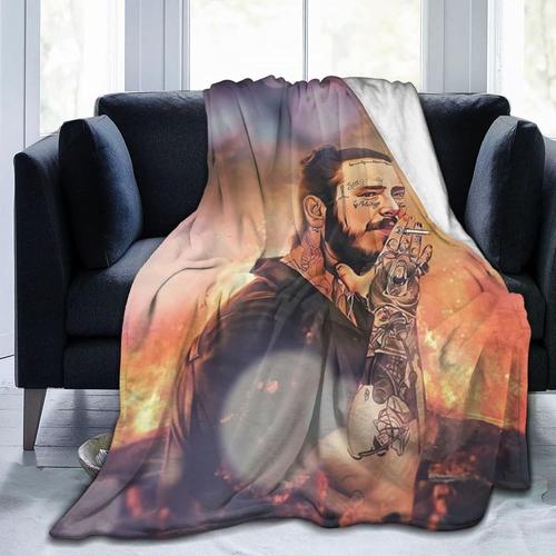 Couverture Post Malone Singer Rappeur, Micro Couverture Ultra Douce Et Chaude, Pour Canapé-Lit,