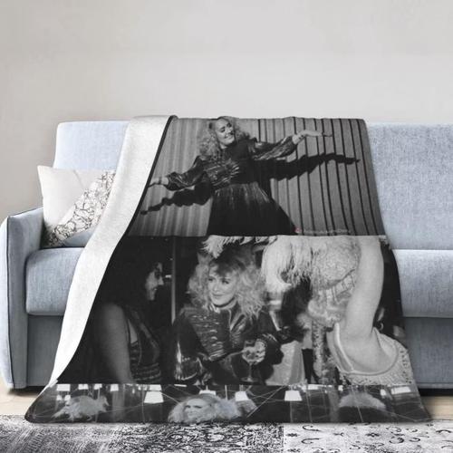 Adele Couverture Ultra Douce Couverture De Chanteur Couverture En Flanelle Couverture De Jet Portable Pour Canapé-Lit Canapé 125x100 Cm