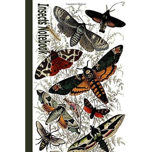 Insects Notebook: Cute Notebook, Journal, Dayplanner, Diary, 120 Pages, (6x9)In, Composition Book