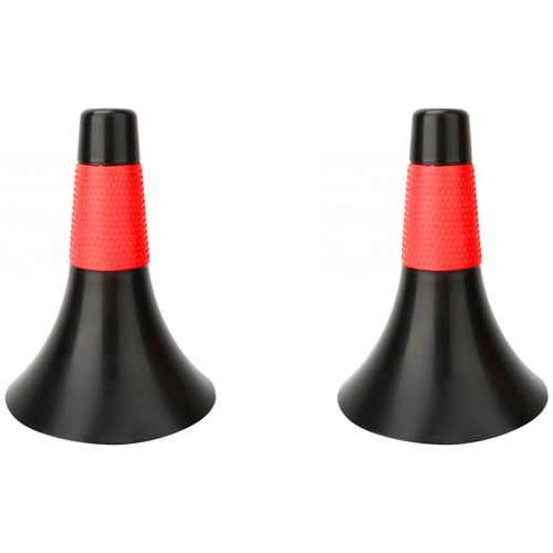 2x C?Ne D'entra?Nement De Football Barri¿¿Re De Football Logo D'entra?Nement De Basket-Ball Barrel C?Nes De Basket-Ball De Football En Plein Air Noir Et Rouge