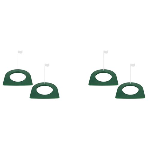 4 Pi¿¿Ces Le Golf En Mettant Coupe Et Drapeau Le Golf En Mettant Aides ¿¿ La Pratique Des Trous Avec Drapeau Pour Tapis D'entra?Nement De Golf
