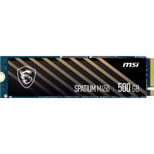 Msi Spatium M450 Pcie 4.0 Nvme M.2 500gb 500 Go Pci Express 4.0 3d Na