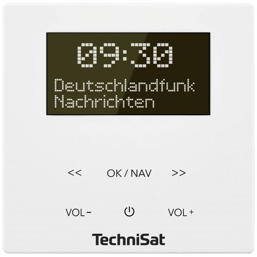 TechniSat DigitRadio Up 55 (FM, DAB+ DAB, Bluetooth), Radio, Blanc