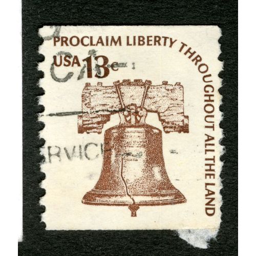 Timbre Oblitéré Usa, Proclaim Liberty Throughout All The Land, 13 C