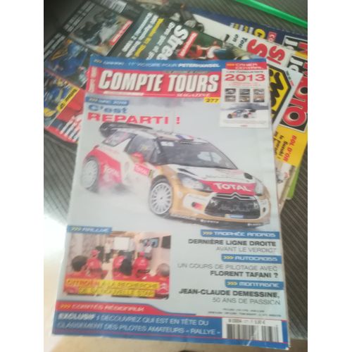 Compte Tours 277 De 2013 Dakar,Monte Carlo,Neuville,Delecour,Floury