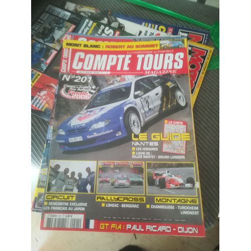 Compte Tours 201 De 2006 Mont Blanc,Treluyer,Duval,Loheac,Regal