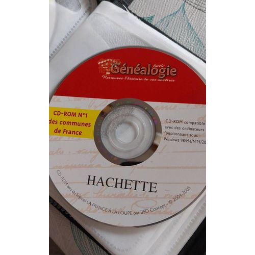 Cd-Rom Généalogie Facile. Hachette N°1