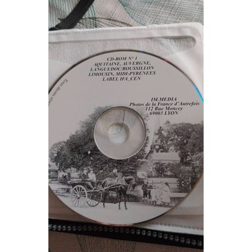 Cd-Rom Généalogie N°1. Aquitaine. Auvergne. Languedoc-Roussillon. Limousin. Midi-Pyrénées