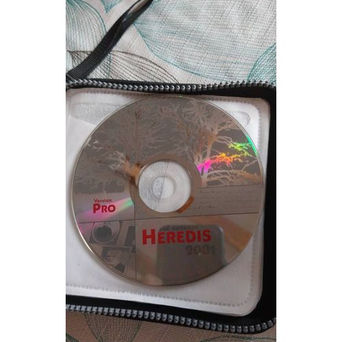 Cd-Rom Généalogie Heredis 2001. Version Pro