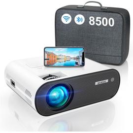 Videoprojecteur, Mini Projecteur Portable, 8000L Retroprojecteur WiFi Full  HD 1080P Supporté, Video Projecteur Home