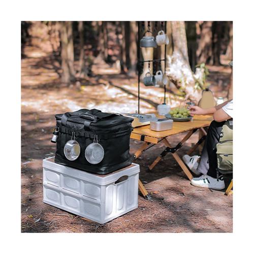 Camping en plein air Sac de rangement Camping Sac repas Grande lampe de rangement  Sac de vaisselle Camping