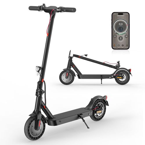 Trottinette Électrique Isinwheel E9t Max Avec Abe, Moteur 500 W, Batterie 36 V 10 Ah, Trottinette Adulte Pliable 10 Pouces Avec Frein À Disque
