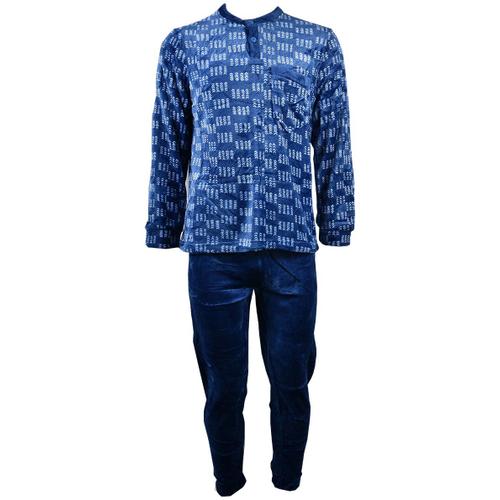 Pyjama Homme Polaire Eco 2540 Bleu