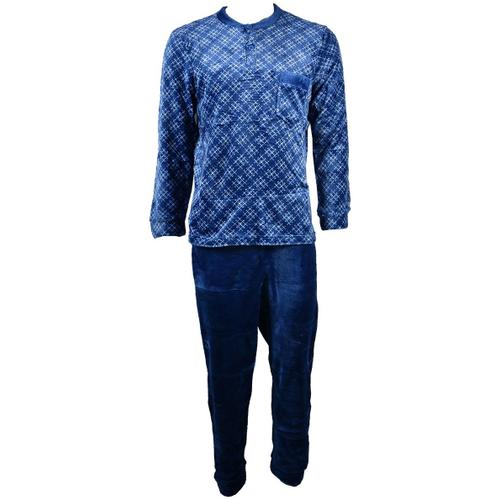 Pyjama Homme Polaire Eco 2545 Bleu