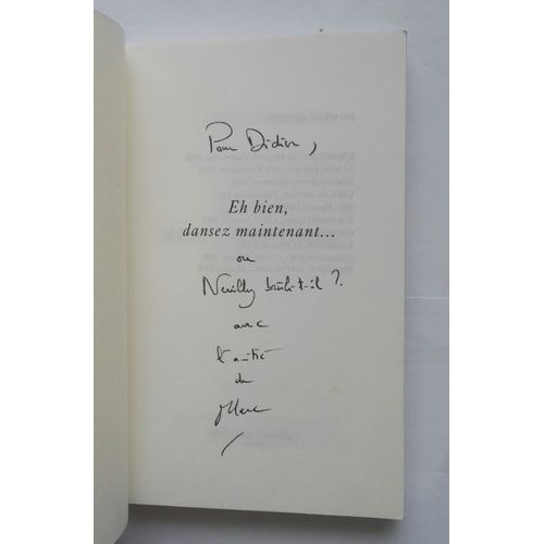 Marc Lambron Eh Bien, Dansez Maintenant Avec Un Envoi Autographe Signé 2008 Grasset