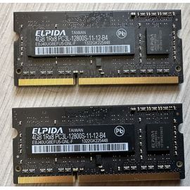 Memoire ELPIDA 4GB DDR3L-1600 SODIMM (Originale Apple iMac 27 2013)