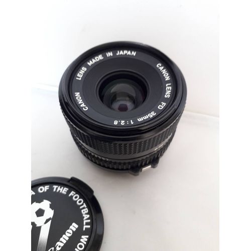 CANON FD OBJECTIF 35 mm 2.8 RARE et tres propre