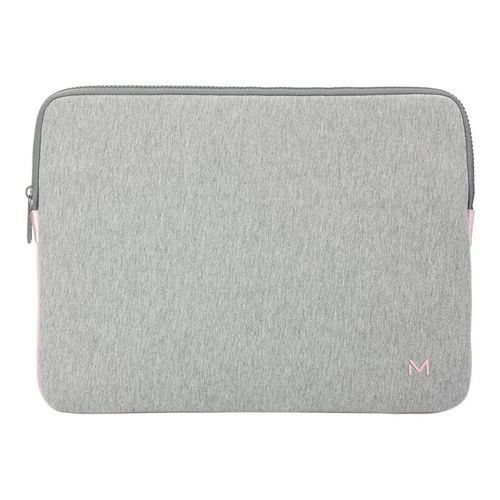 Mobilis Skin - Housse d'ordinateur portable - mousse à mémoire de forme - 12.5" - 14" - gris, rose