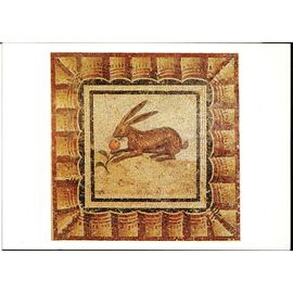 Carte Postale Rabbit, Lapin, Mosaic, Ii Century A.D. , Musée National Du Bardo, Tunis, Tunisie