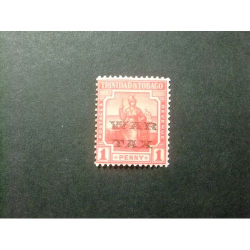 51 Trinidad, Tobago, Colonie Britannique 1917-1918, Taxe De Guerre Britannia / Yvert 97 Mh