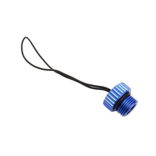 Plong¿¿E Sous-Marine Din R¿¿Servoir Valve Couvercle Filet¿¿ 5/8-14nps Bouchon Anti-Poussi¿¿Re Bouchon Anti-Poussi¿¿Re Protecteur R¿¿Servoir R¿¿Gulateur Protection Couvercle Bleu