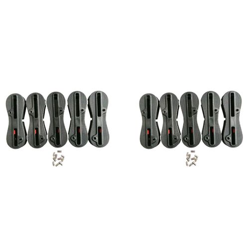 10 Pi¿¿Ces/Ensemble Ii Fin Box 1 Aileron Central + 4 Ailerons Lat¿¿Raux Bouchons D'aileron De Surf 0 + 5 + 9 Degr¿¿S Prise D'aileron Accessoires De Planche De Surf