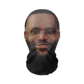 Masque Facial Complet En Maille Visuelle - Cosplay - Lebron James - Taille 38x24cm