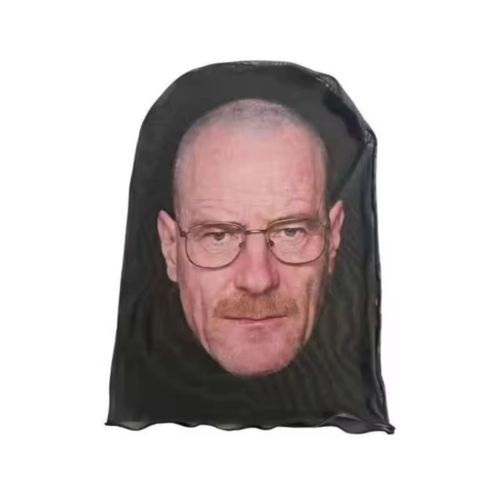 Masque Facial Complet En Maille Visuelle - Cosplay -Breaking Bad - Taille 38x24cm