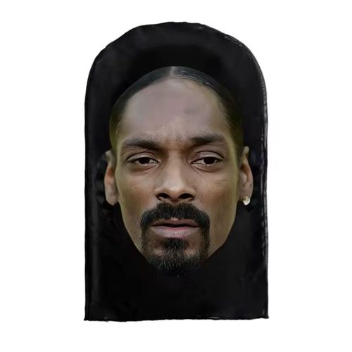Masque Facial Complet En Maille Visuelle - Cosplay - Snoop Dog - Taille 38x24cm
