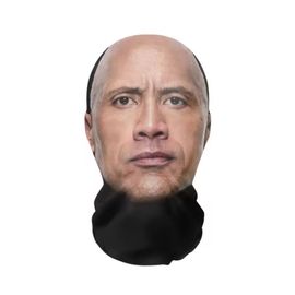 Masque Facial Complet En Maille Visuelle - Cosplay - The Rock  - Taille 38x24cm