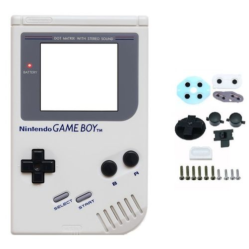Coque Rétro Pour Nintendo Game Boy Style Original Avec Accessoires Complets