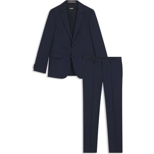 Costume Slim En Laine Vierge À Micro Motif106,110,44,46,48,50,52,54,56,58,98