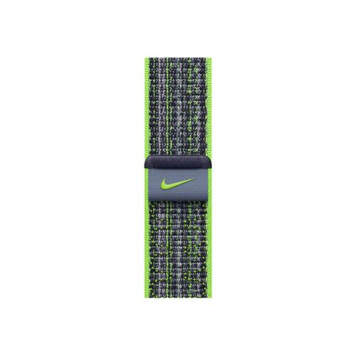 Apple Nike - Boucle Pour Montre Intelligente - 41 Mm - 130 - 190 Mm - Vert Brillant/Bleu