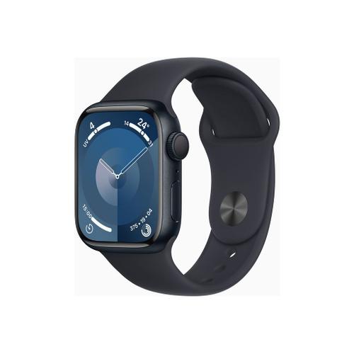 Apple Watch Series 9 Gps - Boîtier Aluminium 41 Mm Minuit - Bracelet S/M