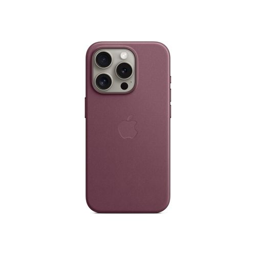 Apple - Coque De Protection Pour Téléphone Portable - Compatibilité Avec Magsafe - Microvolume, Tissu Fin - Mûre Blanche - Pour Iphone 15 Pro
