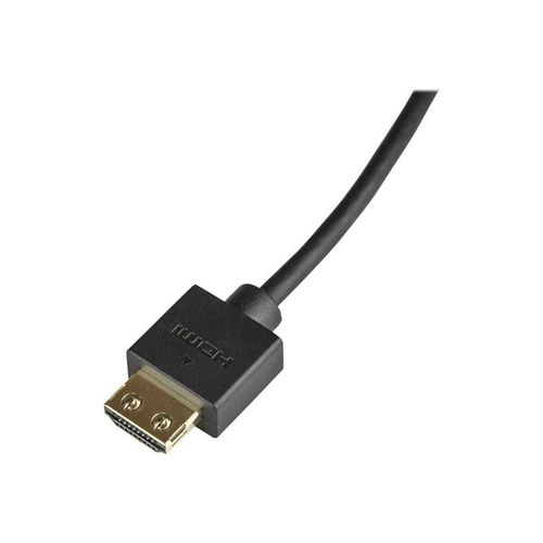 StarTech.com Câble HDMI 4K - 2 m - Câble HDMI haute vitesse - Premium - Cordon HDMI grande vitesse - Connecteurs avec adhérence - 4K 60 Hz - Câble HDMI - HDMI mâle pour HDMI mâle - 2 m - noir -...