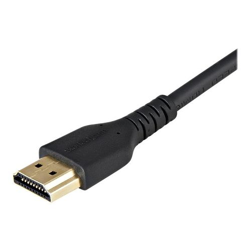 StarTech.com Câble HDMI 1m avec Vis de Fixation - 4K 60Hz HDR - Câble Écran High Speed HDMI 2.0 - Connecteur Vérouillé par Vis pour Connection Optimale - Câble HDMI avec Ethernet - M/M (HDMM1MLS)...