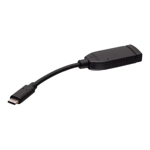 C2G USB C to HDMI Adapter - USB C to HDMI Dongle - 4K 60Hz - M/M - Adaptateur vidéo - 24 pin USB-C mâle pour HDMI femelle - 16.4 cm - noir - support pour 4K60Hz