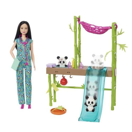 Barbie - Panda Care And Rescue Playset (Hkt77)