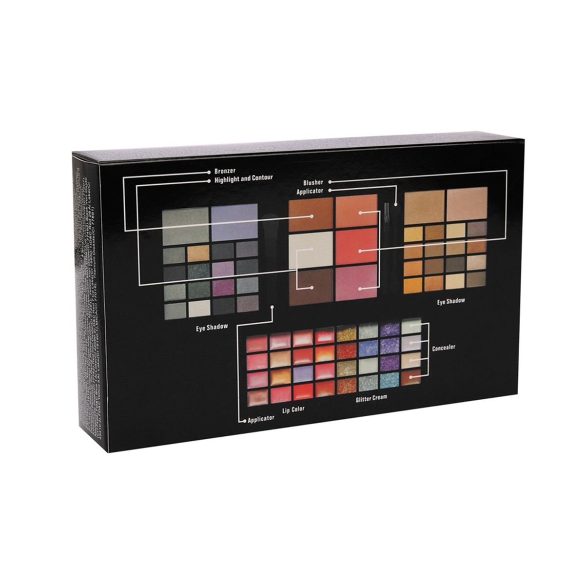 74 Color Eye Shadow Lip Gloss Combination Makeup Set Eye Sha... - 4