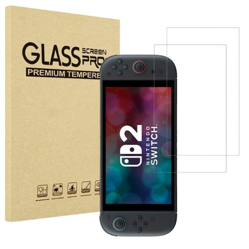 Verre Trempé Pour Nintendo Switch 2 (2025) [Pack 2] Film Vitre Protection Ecran Phonillico®