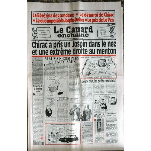 Canard Enchaine (Le) N° 3887 Du 26/04/1995