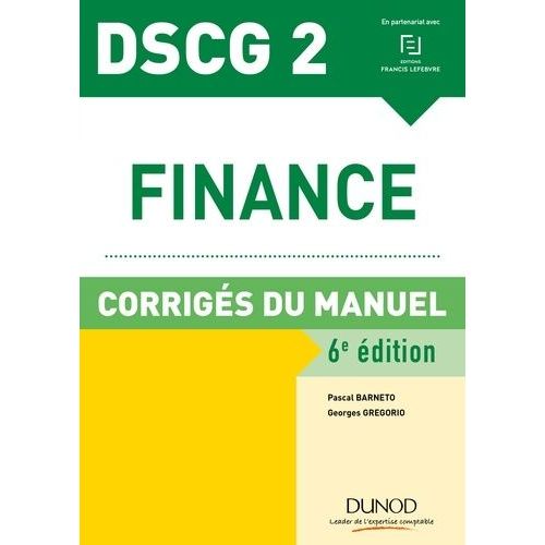 Finance Dscg 2 - Corrigés Du Manuel