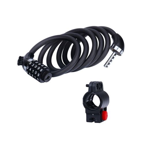 Serrure De V¿¿Lo Serrures ¿¿ Code ¿¿ Cinq Chiffres Fil De V¿¿Lo De Route C?Ble En Acier Antivol Anneau Antivol Accessoires De V¿¿Lo