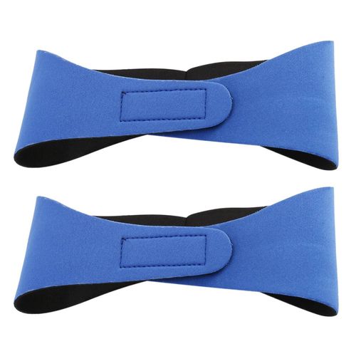 2x Bandeau De Cheveux Et D'oreille De Natation Bandeau D'oreille En Neoprene Bandeau De D'engrenage(Bleu / M)
