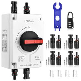 DC isolateur Interrupteur Sectionneur, DC Isolator Switch DC 1200V 40A, Sectionneur  DC Panneau Solaire étanche IP66, Disjoncteur Miniature disjoncteur  miniature de protection UV 746C