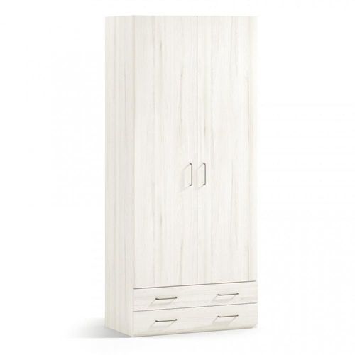 Armoire 2 Portes 2 Tiroirs 104,1 X 57,5 X 220 Cm
