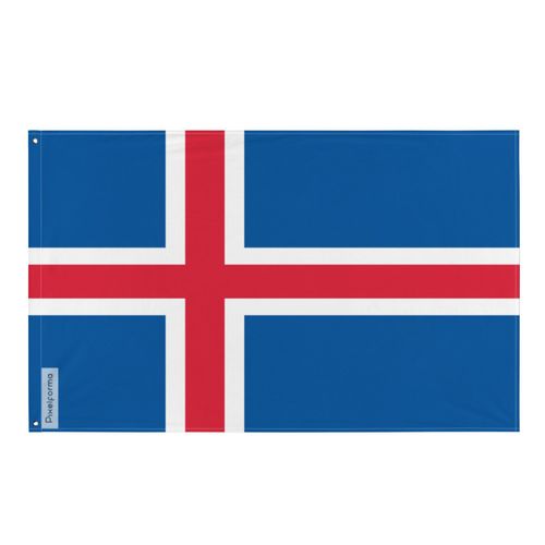 Drapeau de l'Islande en polyester 90x150cm
